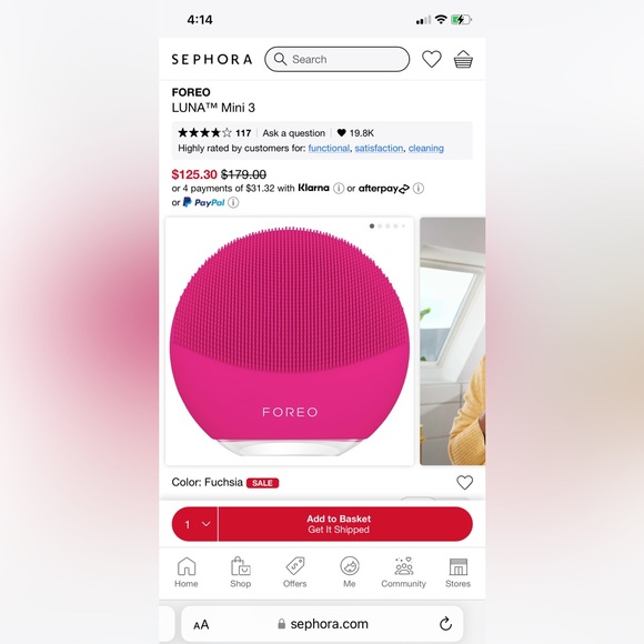 NEW Foreo Luna mini from sephora, NO smoke/smells/pets - Picture 5 of 5